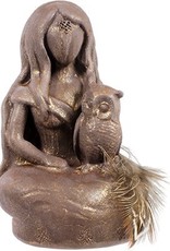 Athena Owl Goddess statue 3''