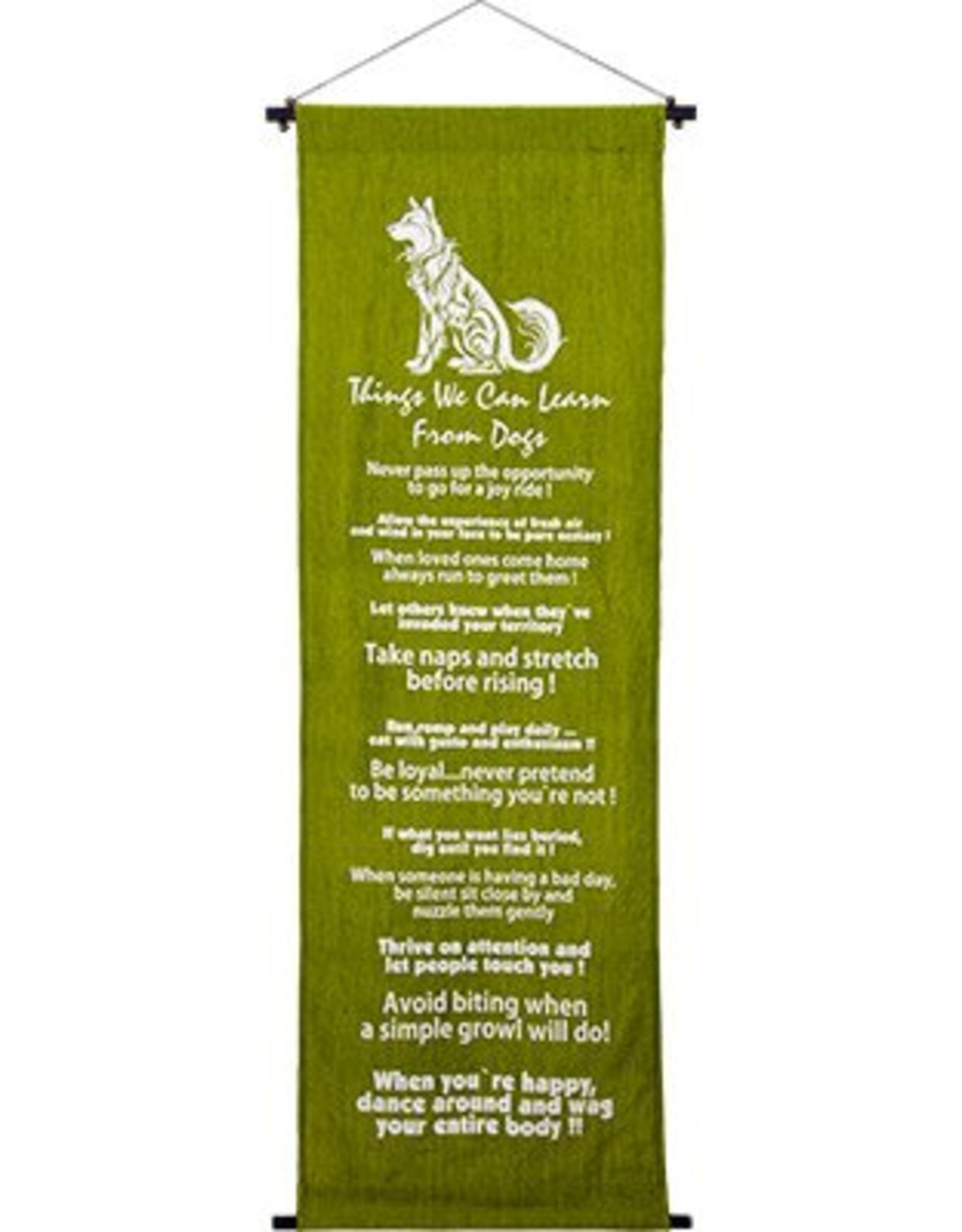 Cotton Banner 16X48 - DOGS