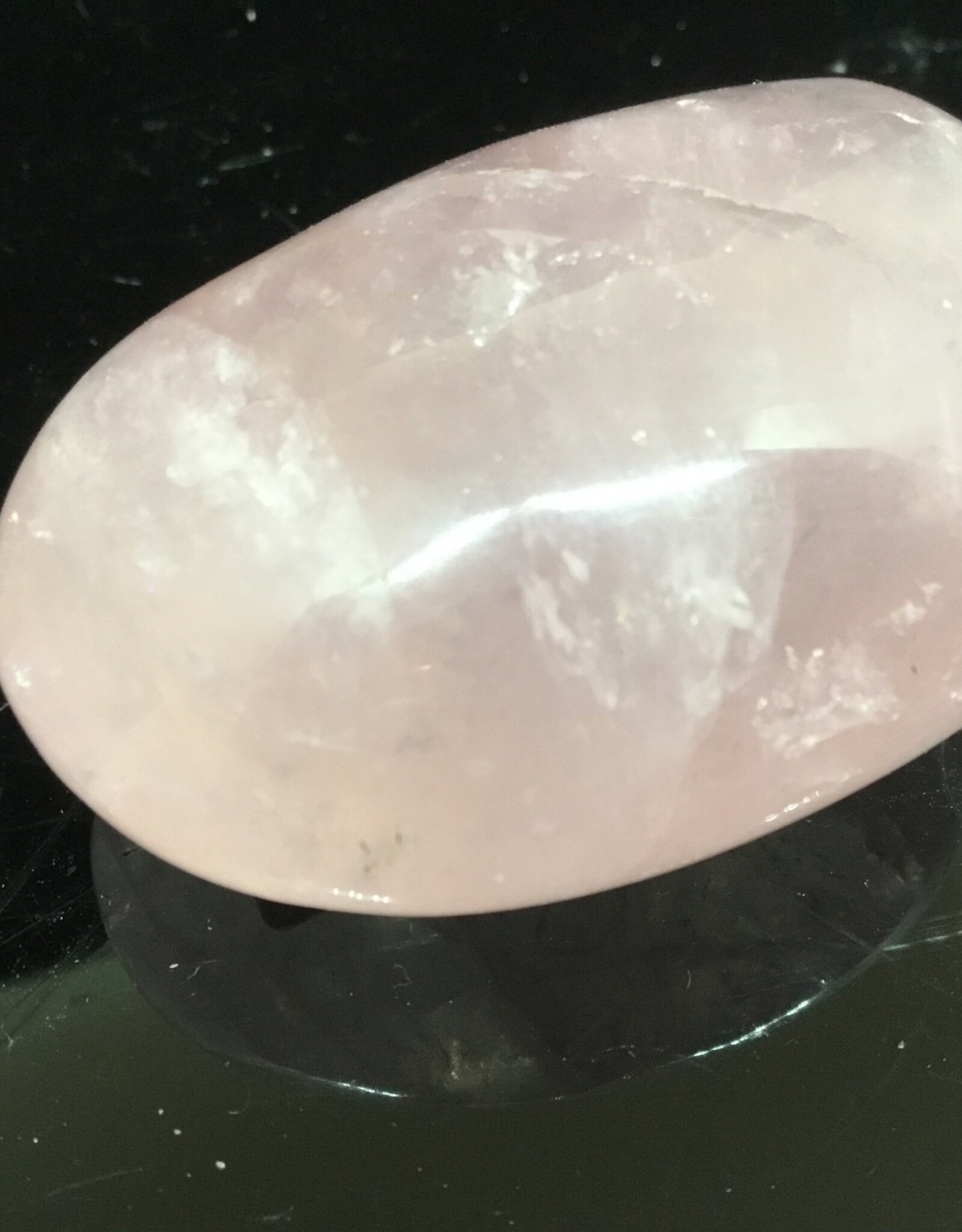 Rose Quartz Palm Stone