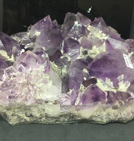 Amethyst Cluster - Large with Flower