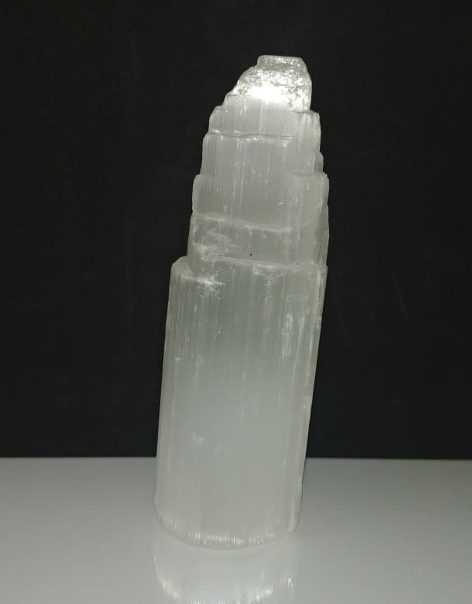 Selenite (Satin Spar) Tower Mini