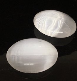Selenite (Satin Spar) Palm Stone Selenite (Satin Spar) Palm Stone