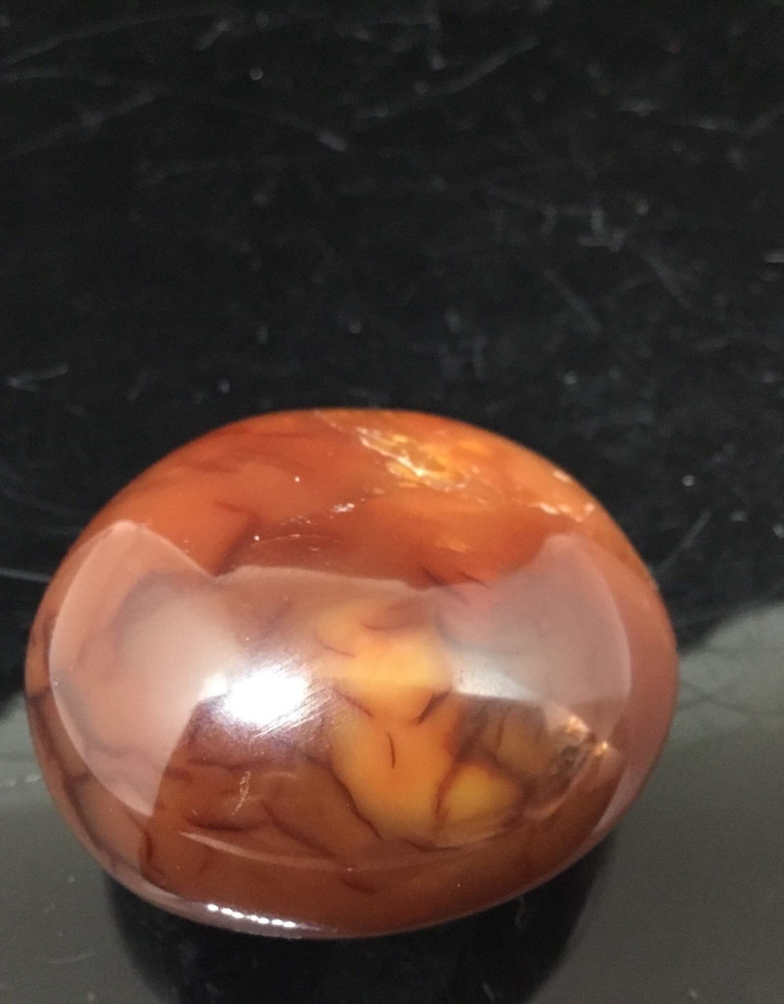 Carnelian Palm Stone