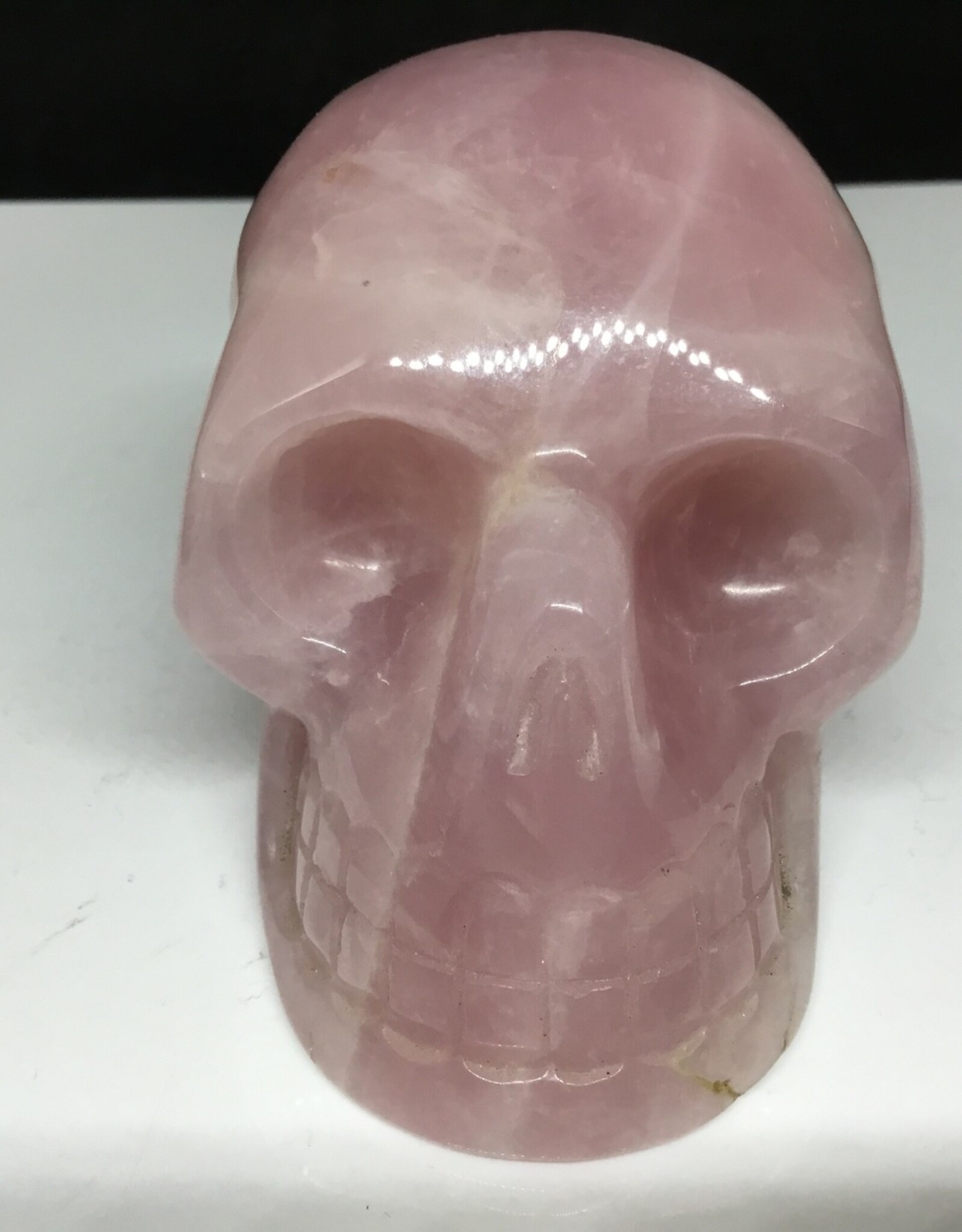 Rose Quartz Skull