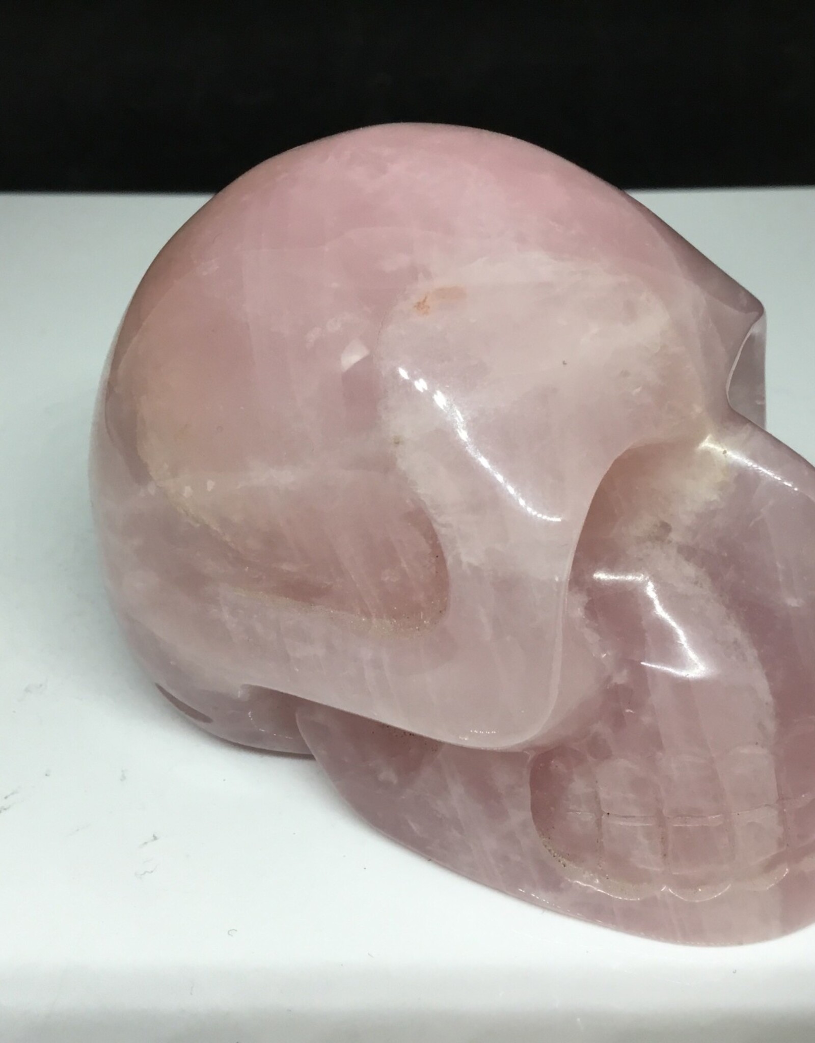 Rose Quartz Skull