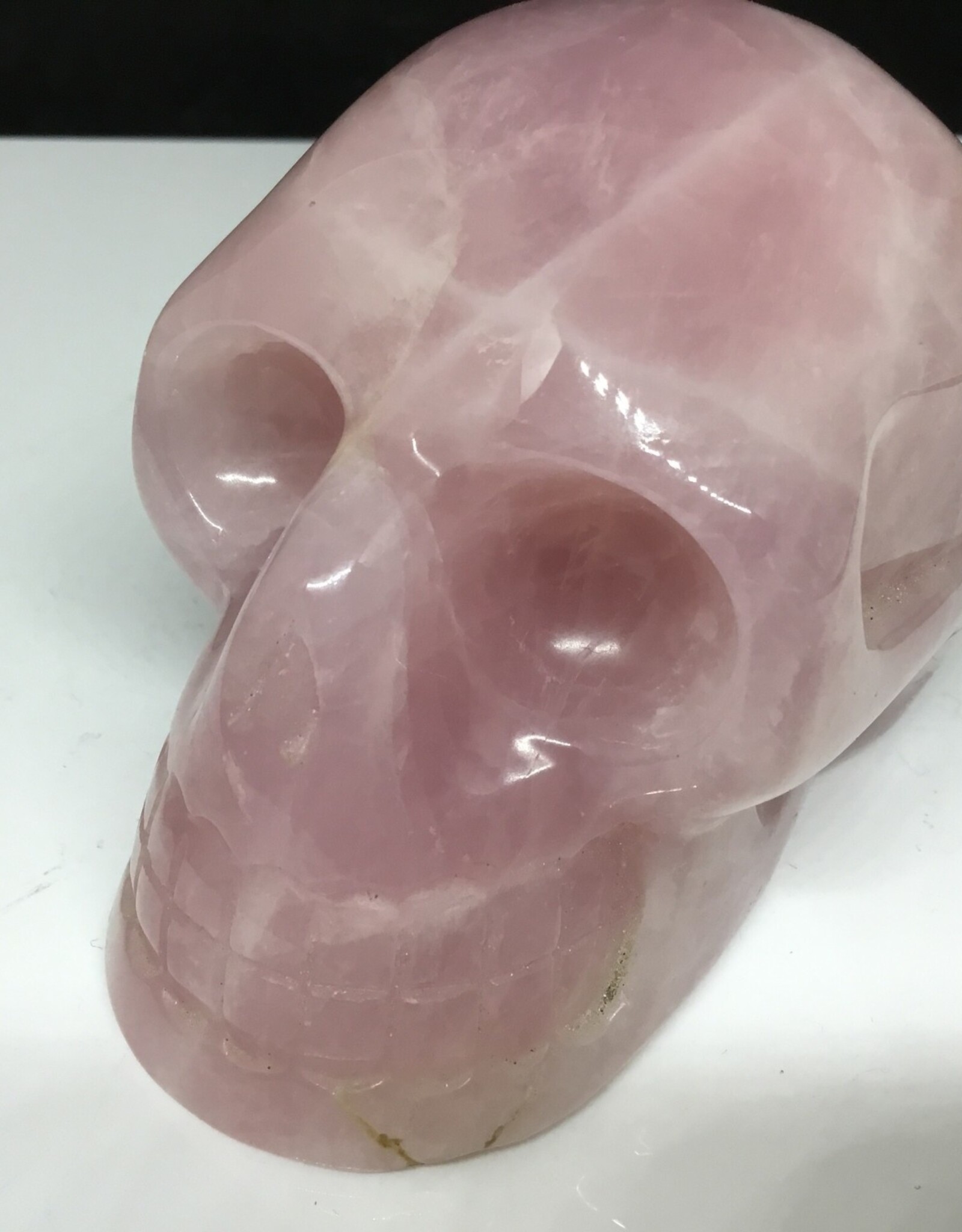 Rose Quartz Skull