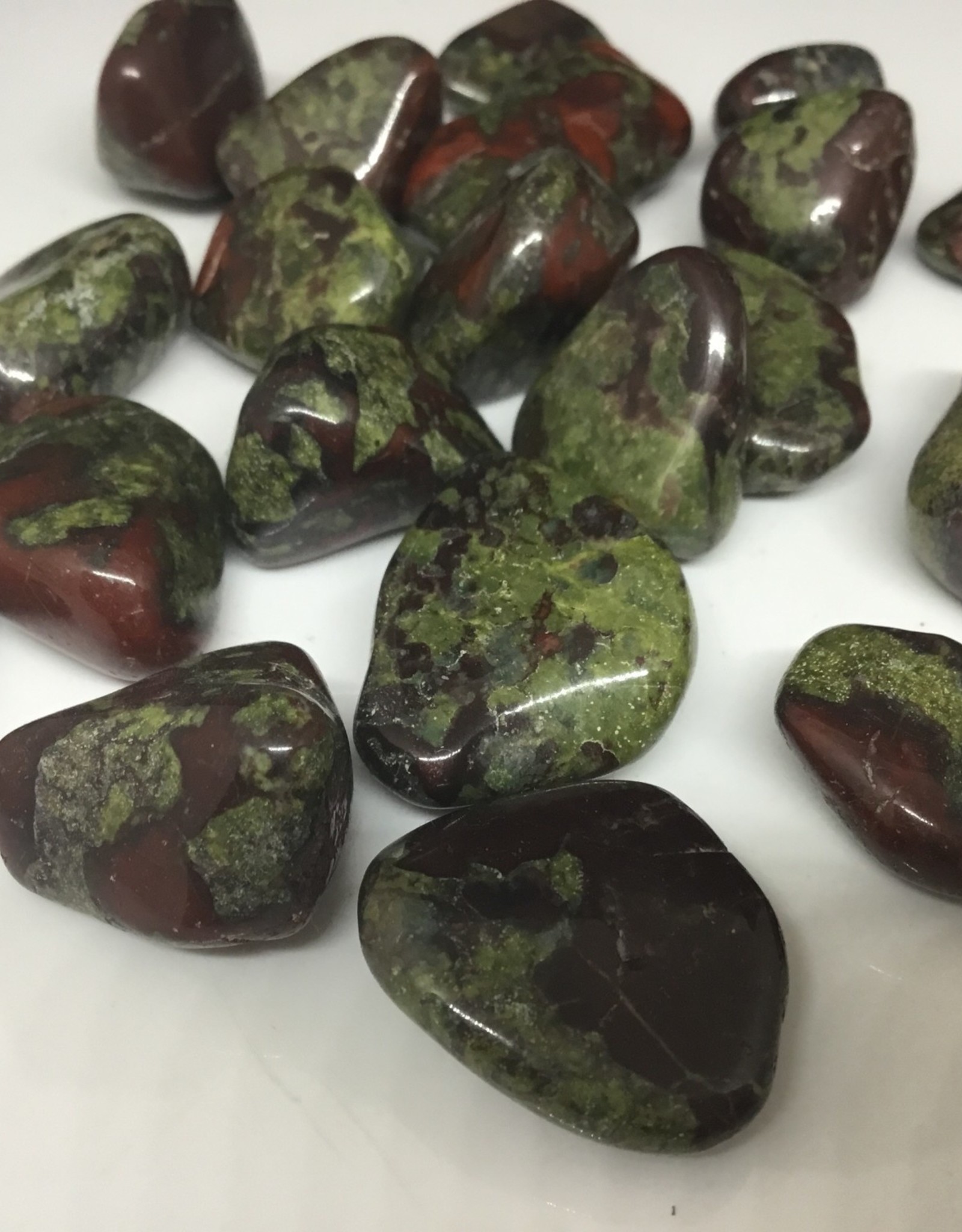 Dragon Jasper Tumbled Stone