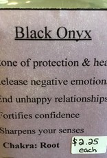 Black Onyx tumbled Stone