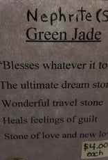 Nephrite Green Jade tumbled