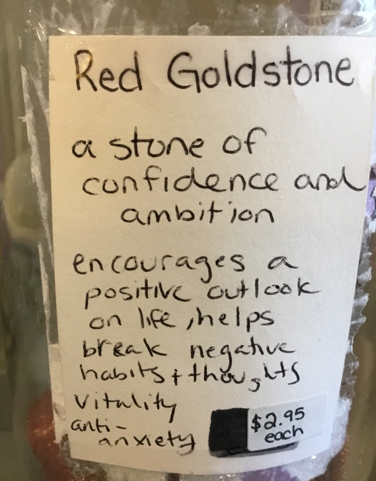 Red Goldstone Tumbled