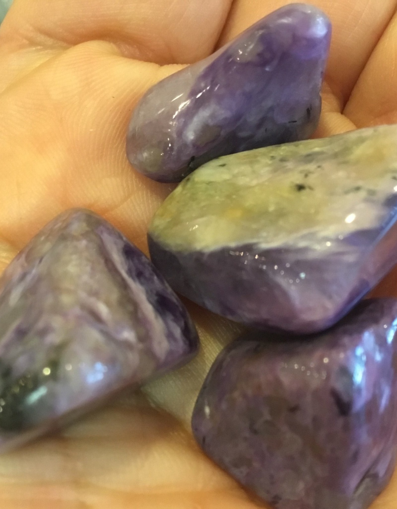 Purple Charoite Tumbled Stone