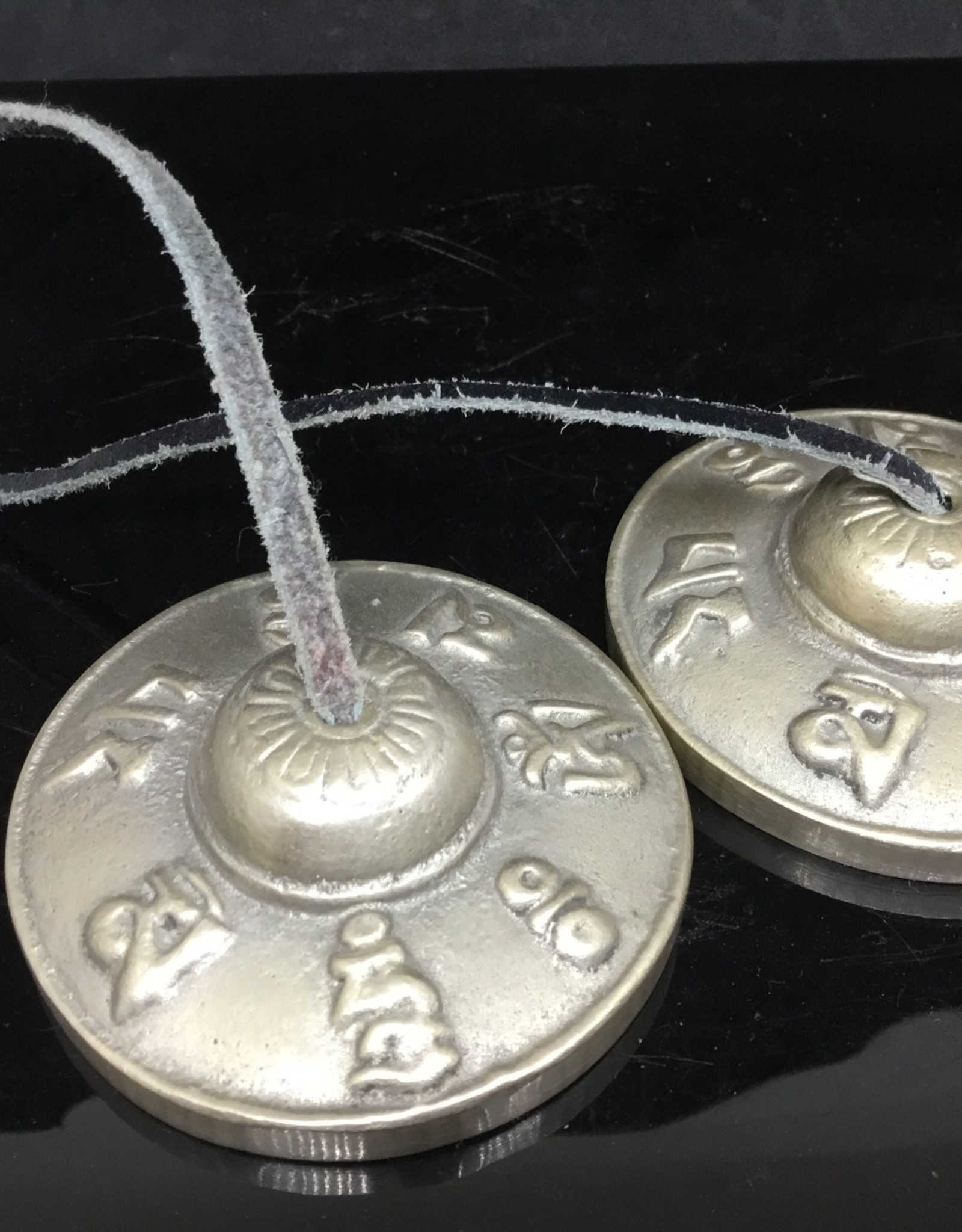 Tingsha - 8 Auspicious Symbols - Medium