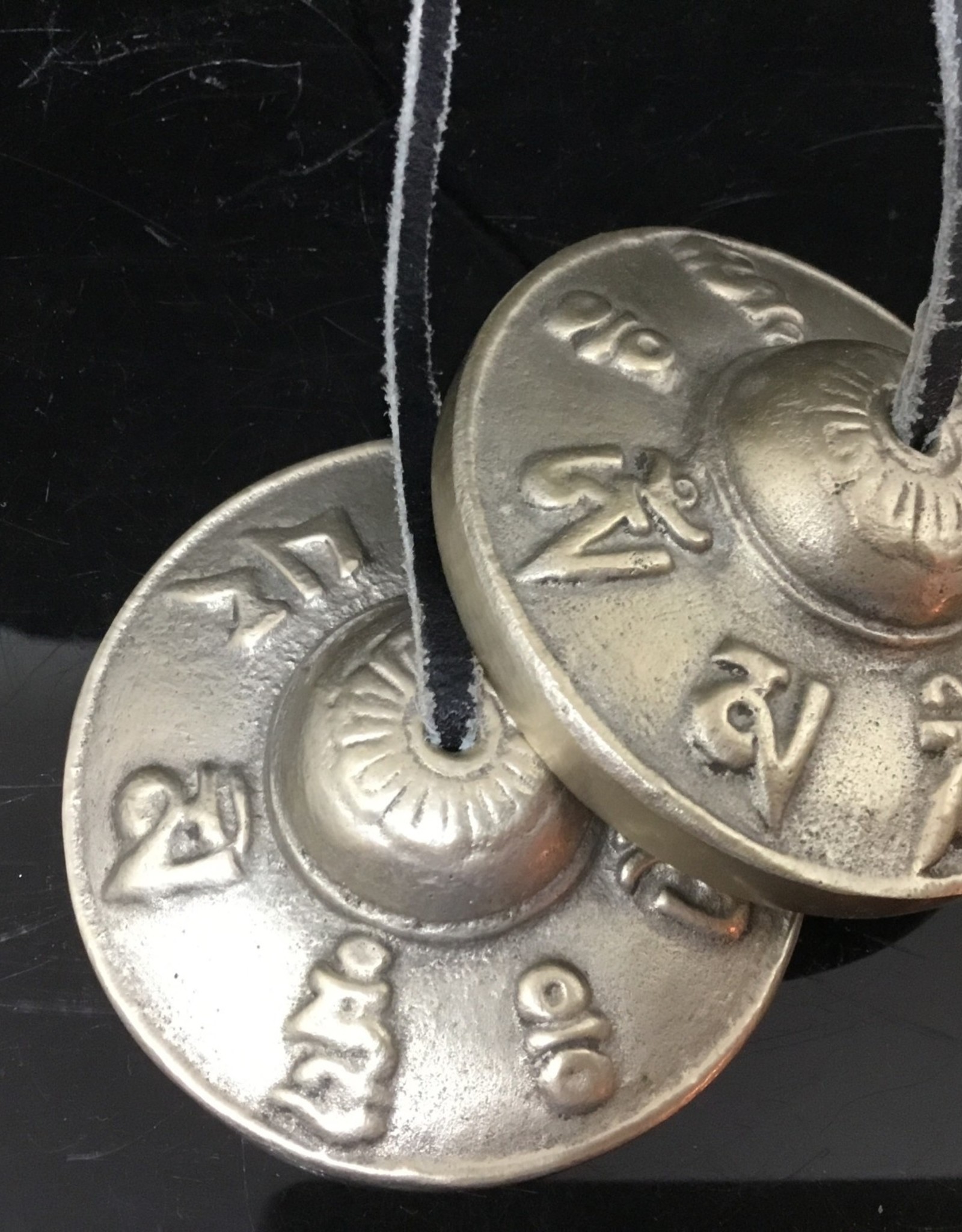 Tingsha - 8 Auspicious Symbols - Medium