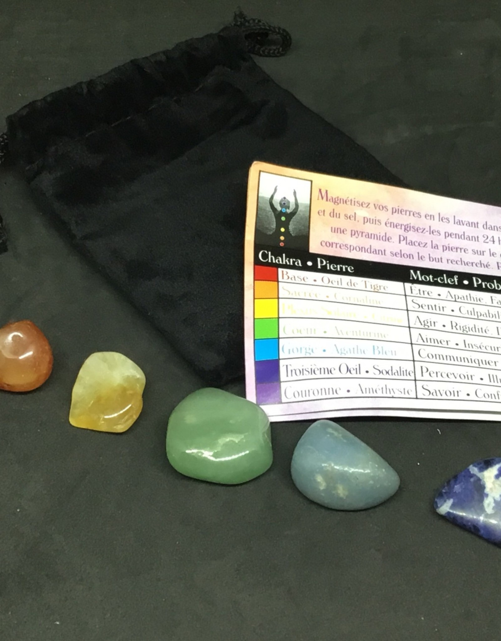Chakra Balancing Kit 7 Stones
