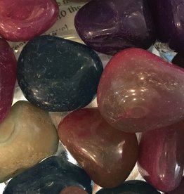 Nature's Expression Coloured Agate Tumbled Stone