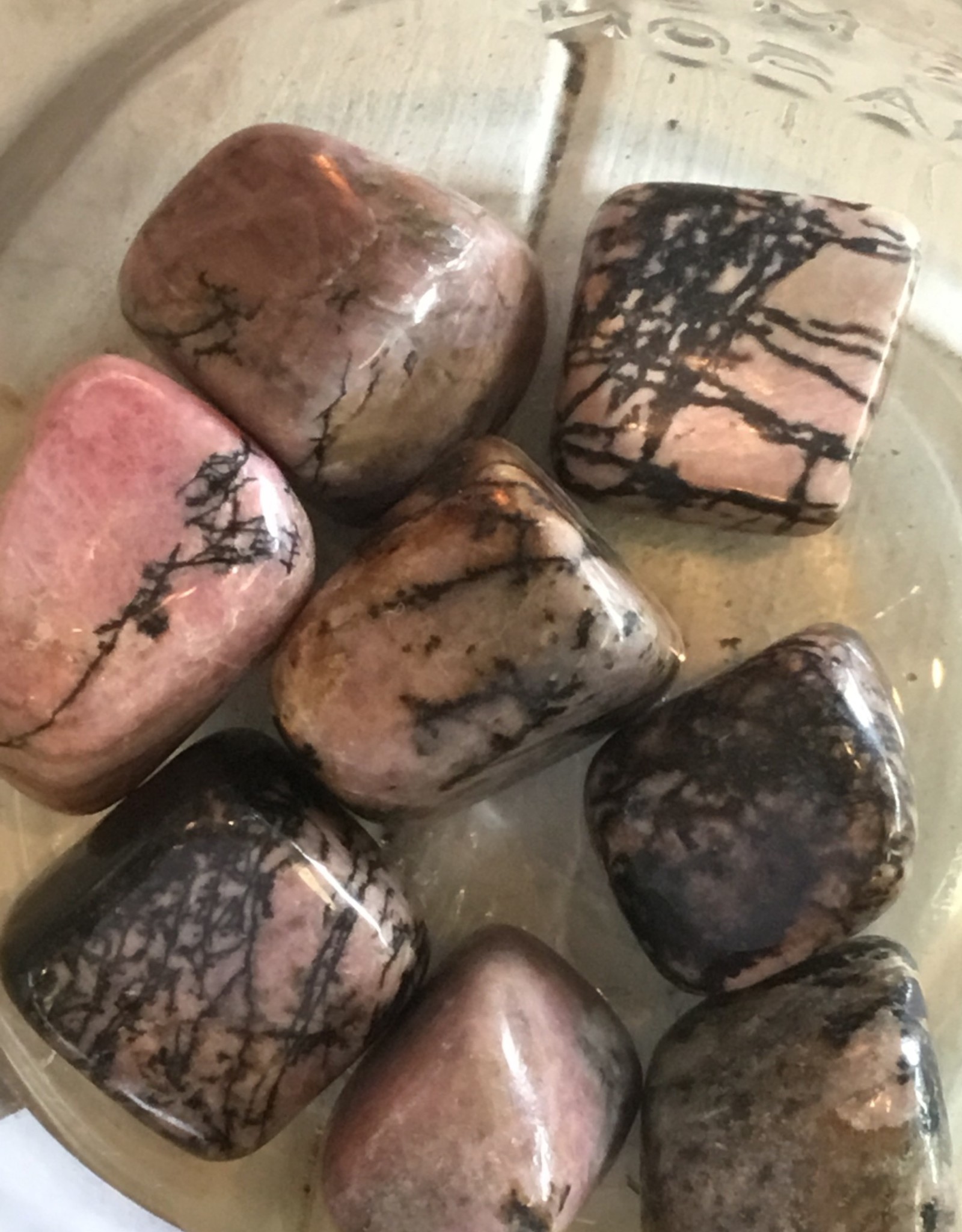 Rhodonite Tumbled Stone Medium