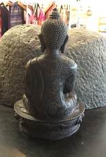 Shakyamuni (medicine buddha) black 8 inch statue