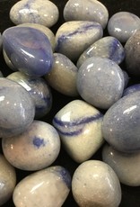 Blue Quartz Large Tumbled Stone