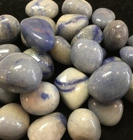 Blue Quartz Large Tumbled Stone