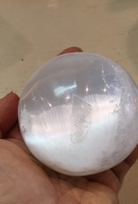 Selenite (Satin Spar) Sphere 3”
