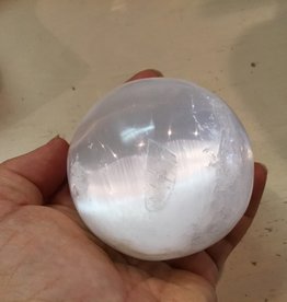 Selenite (Satin Spar) Sphere 3”