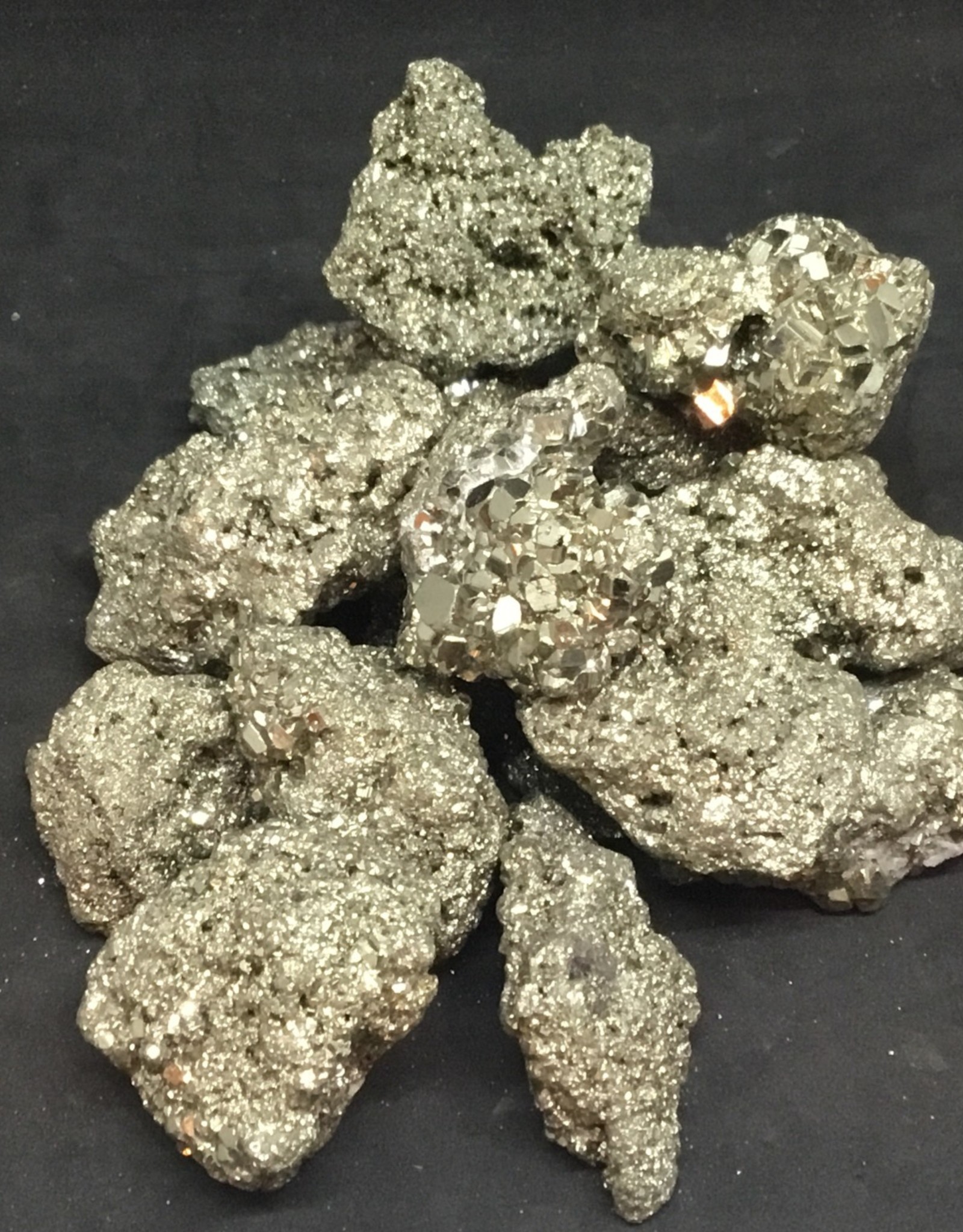 Pyrite raw chunks - Larger