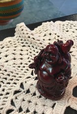 Red Polyresin Buddha Statue (2inch)