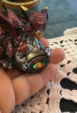 Iridescent Baby Dragon with gem 2''