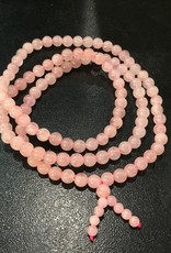Rose Quartz Mala Wrap Bracelet