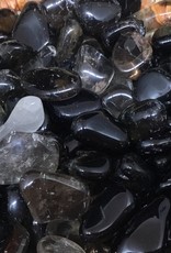 Smoky quartz tumbled stone