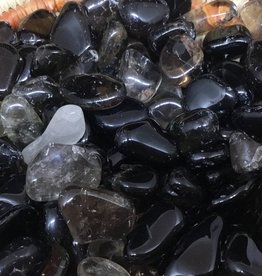 Smoky quartz tumbled stone