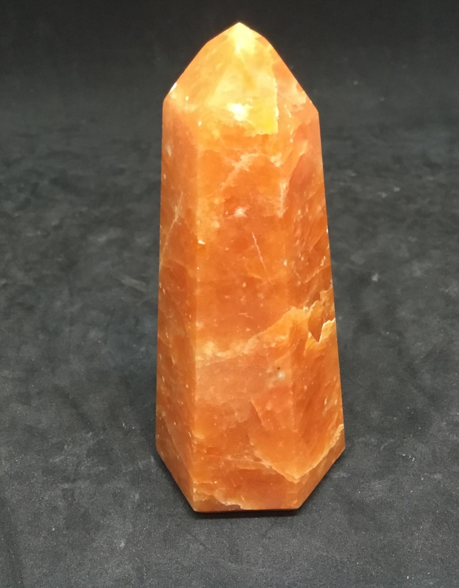 Orange Calcite Polished Point