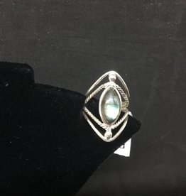 Crystal Earth Studio Framed Labradorite Ring
