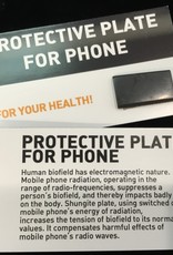 Shungite Protective Plate, for cell phone
