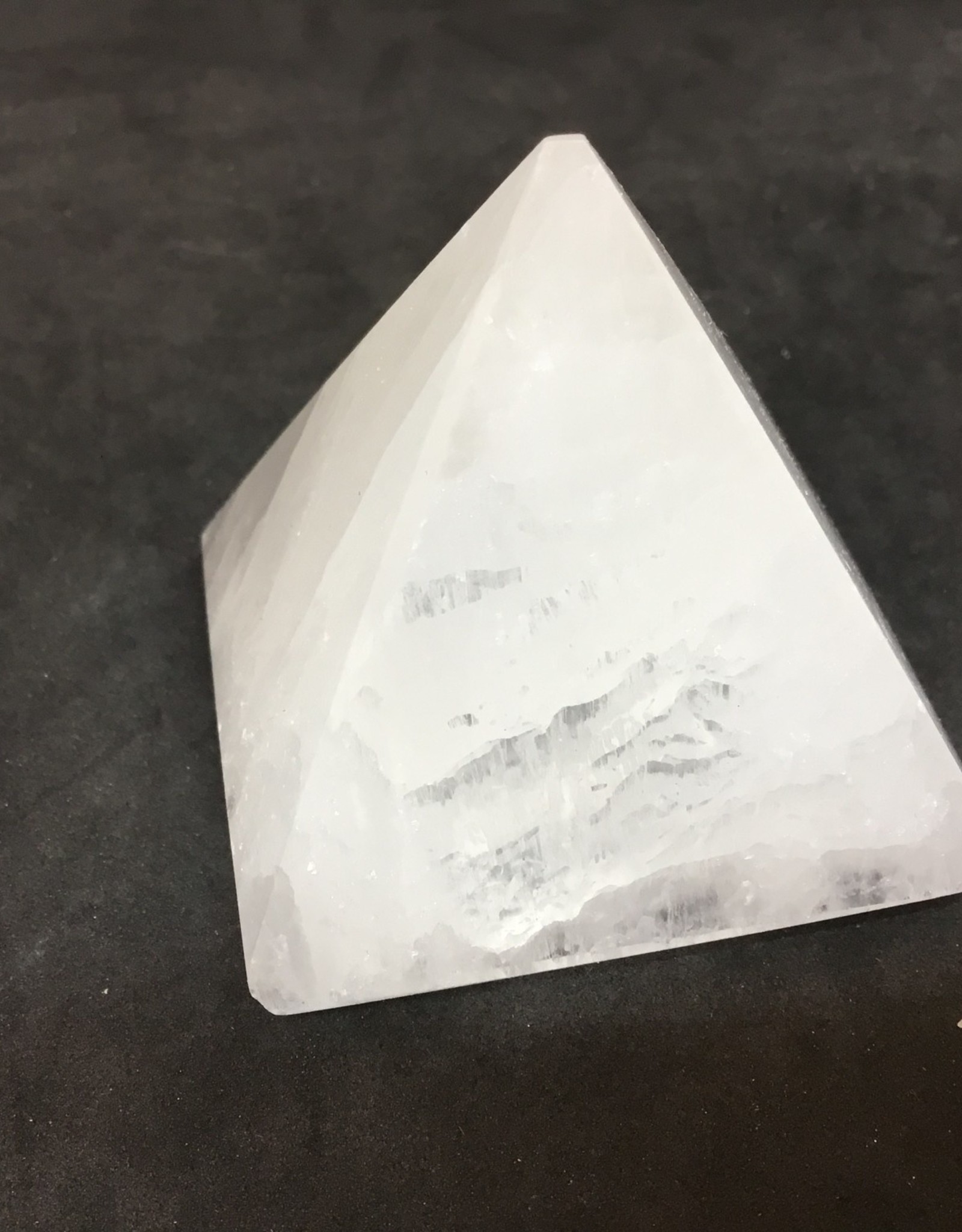 Selenite (Satin Spar) Pyramid