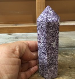 Tall Lepidolite Polished Point