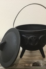 Moon Goddess Cast Iron Cauldron (4.5 inch)