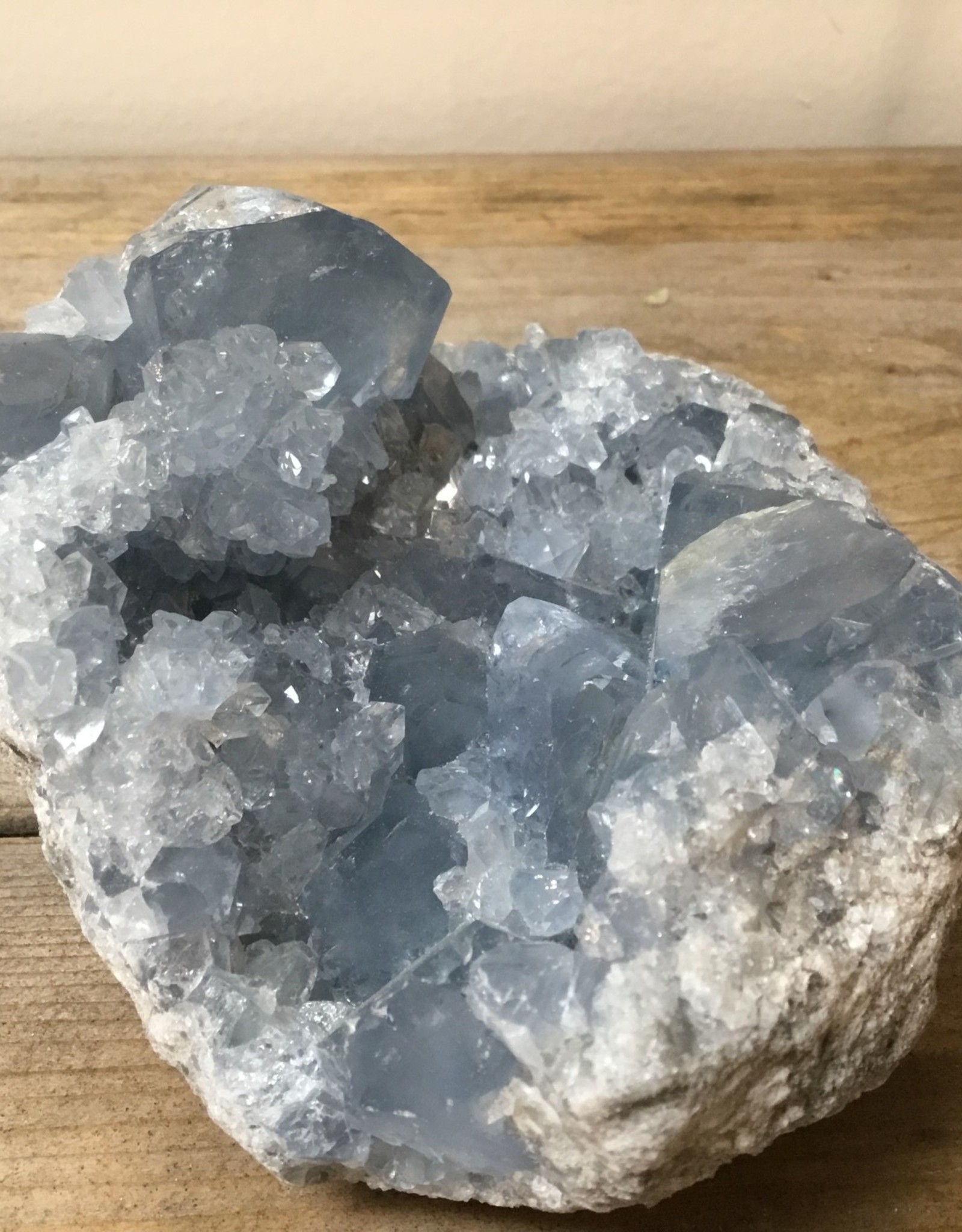 Celestite Egg Cluster