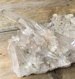 Pink Quartz Laser Cluster, pc17