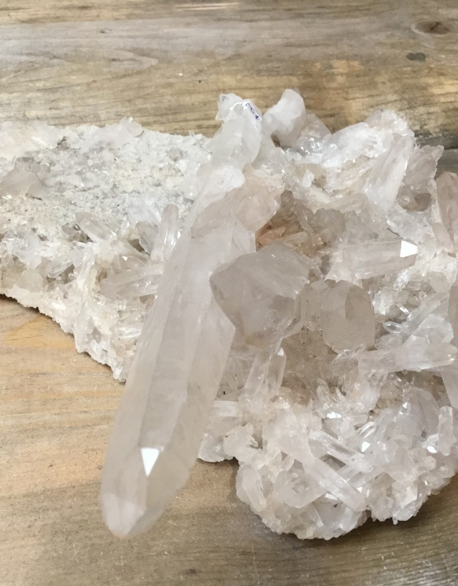 Pink Quartz Laser Cluster, pc17