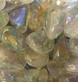 Rainbow Angel Aura Tumbled (laser)