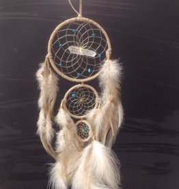 4” Tan Generation Dreamcatcher, 3 circles