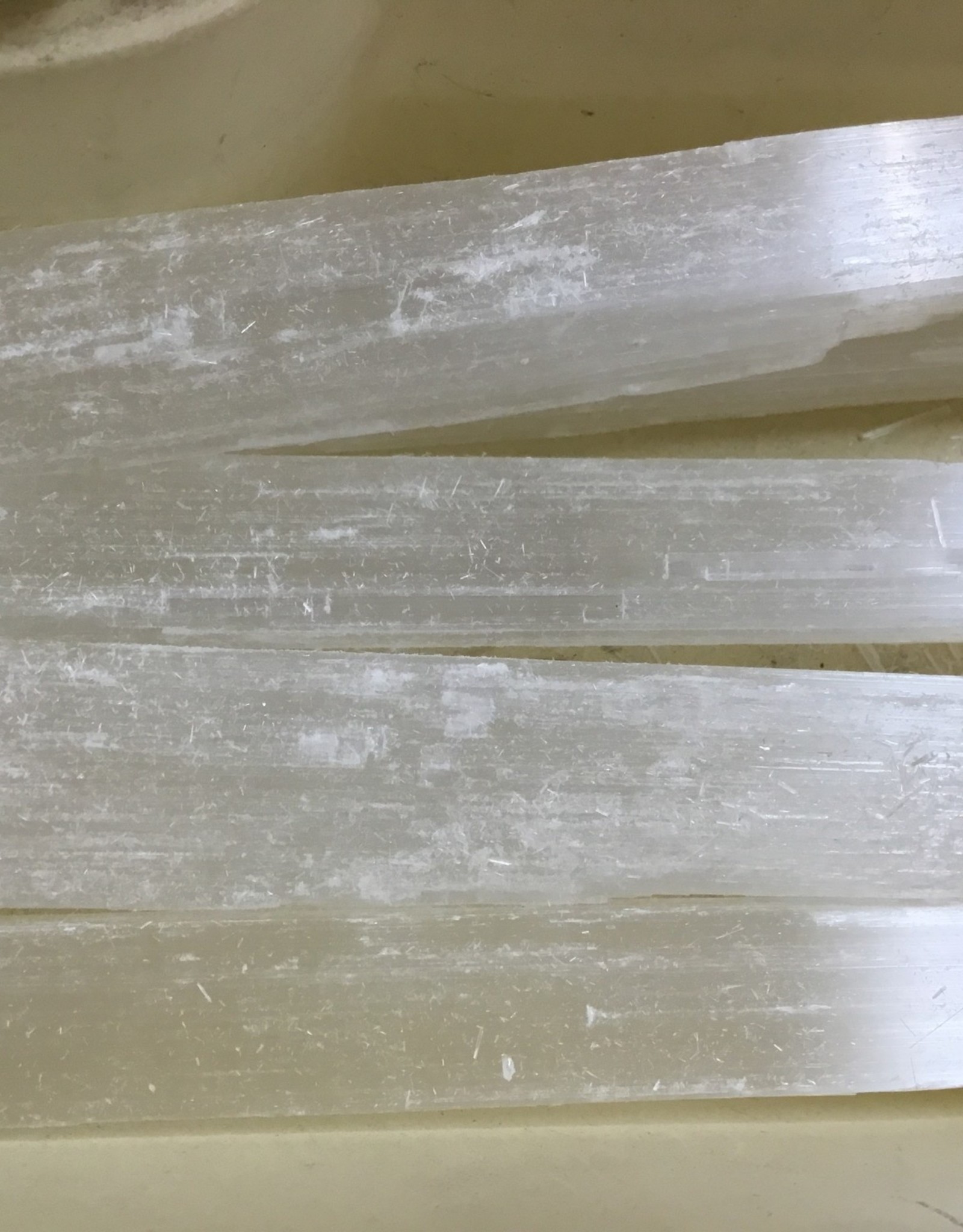 Raw Selenite (Satin Spar) Rectangle Chunks