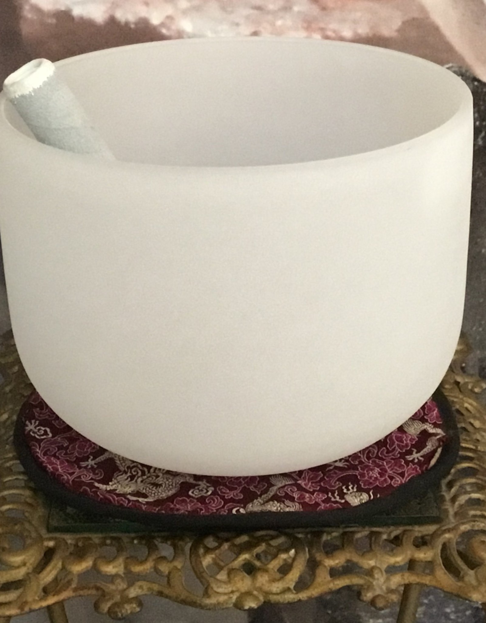 Frosted Crystal Bowl