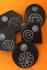 Soapstone Incense Burner -assorted shapes & symbols