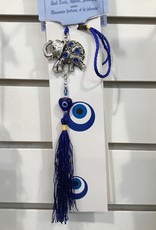 Evil Eye Talisman Protection & lucky elephant & tassel