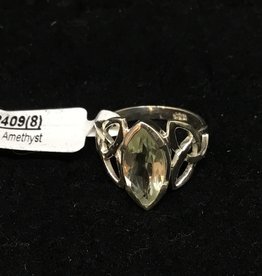 Trinity Green Amethyst Ring