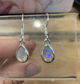 Faceted Opal Earrings