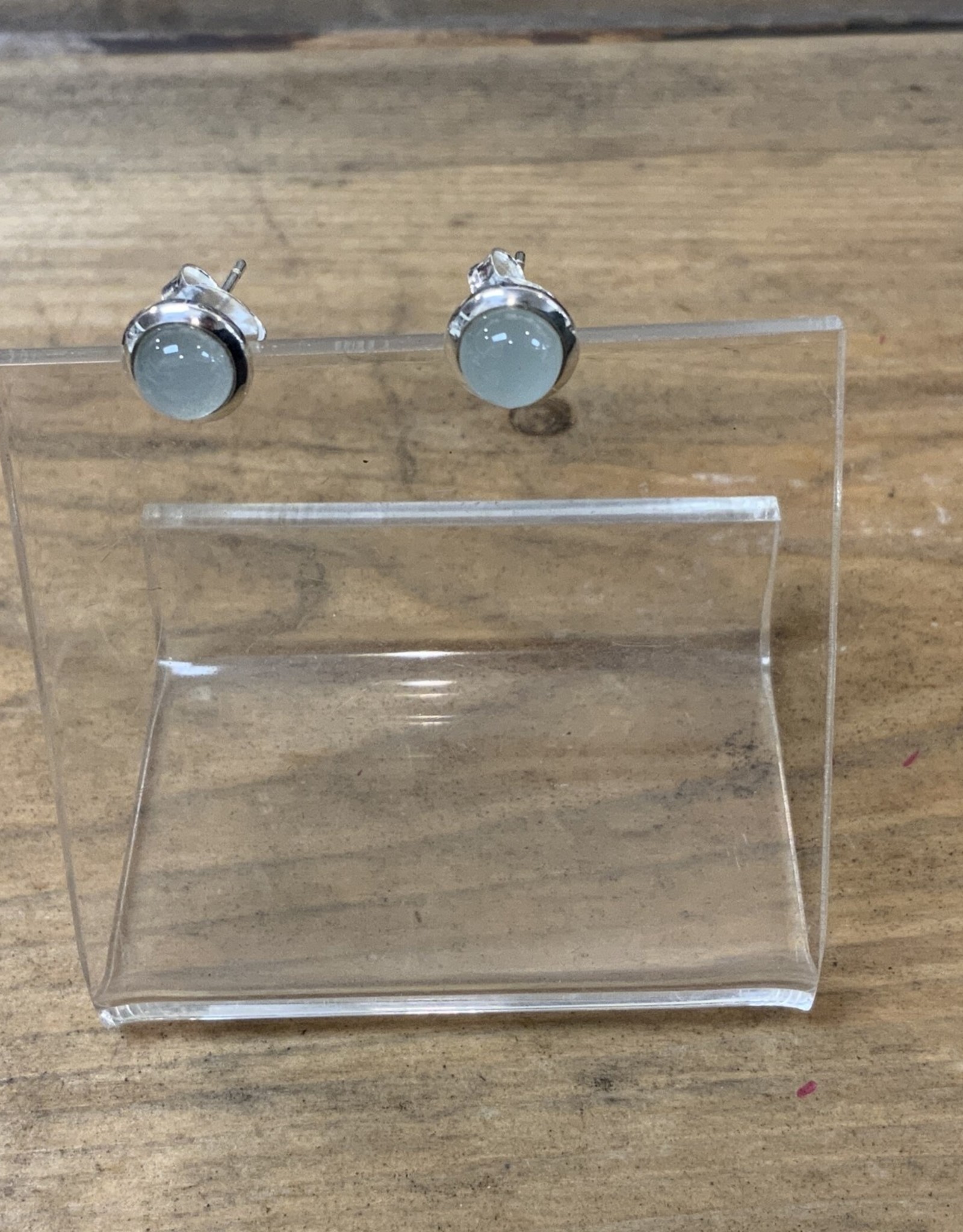 Aquamarine Stud Earrings