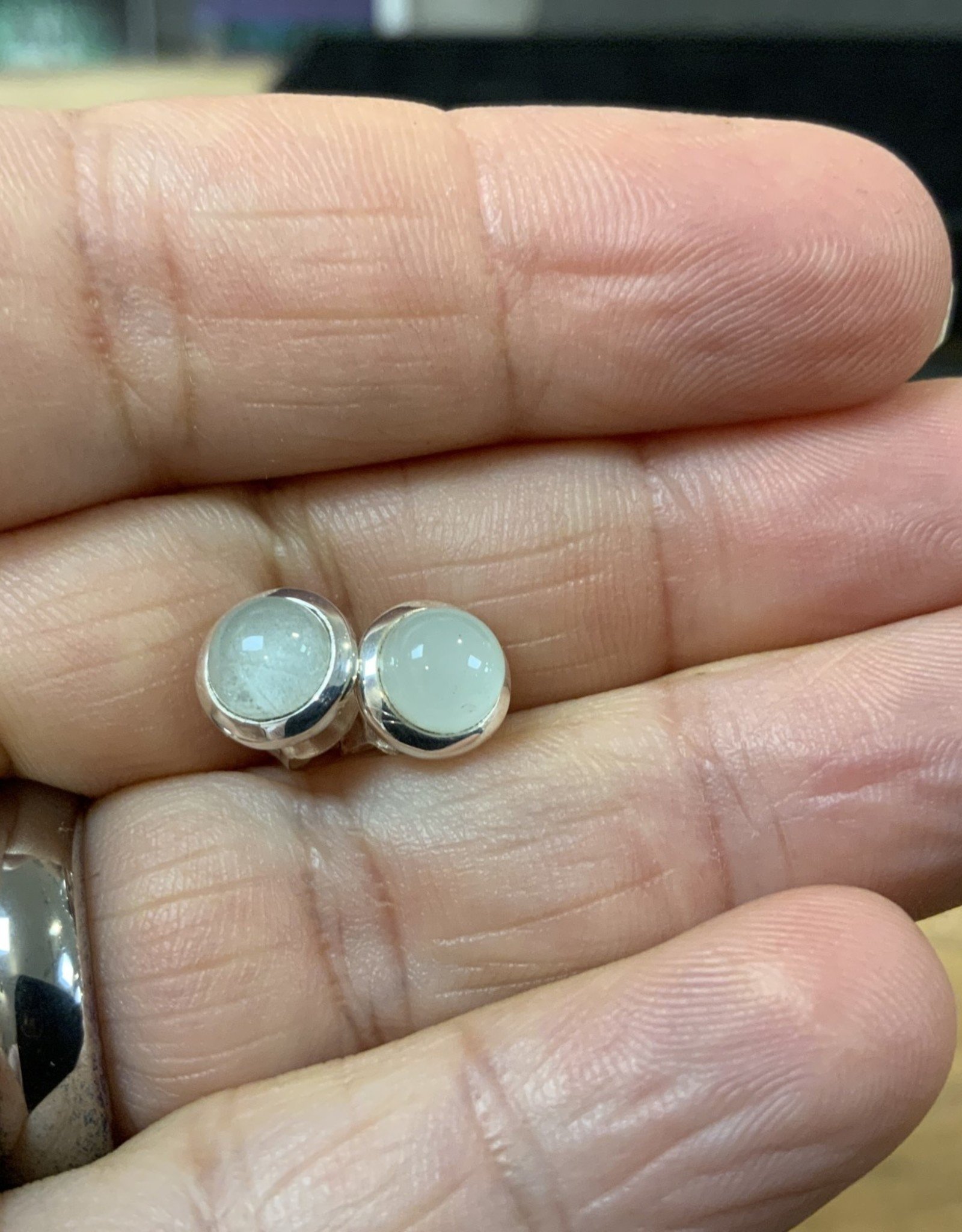 Aquamarine Stud Earrings